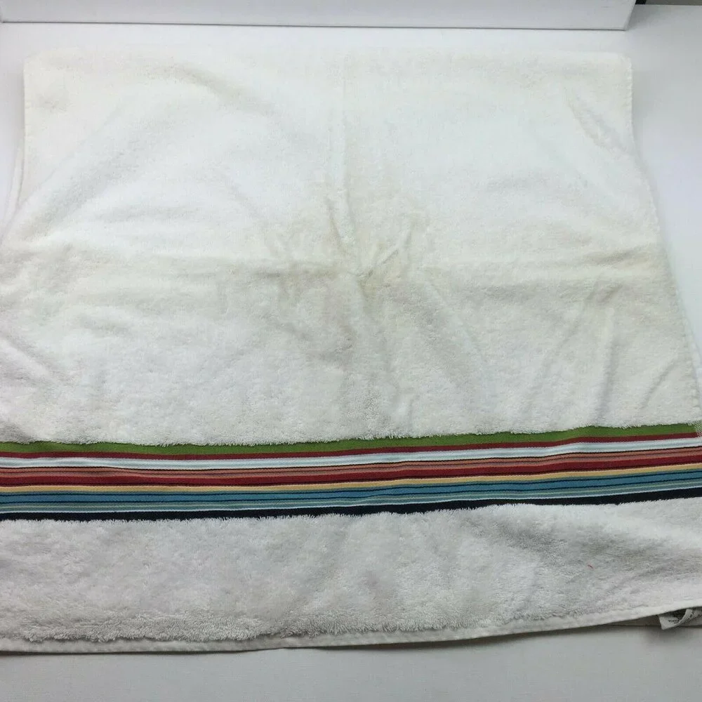 Pottery Barn Puravida Bathroom Cotton Hand Towel Bath Mat Set Pura Vida